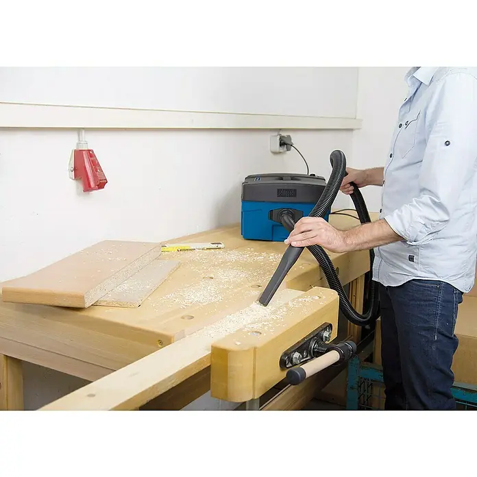 Scheppach Absauganlage HD2P - Max. Luftleistung: 120 m³/h, Füllmenge: 5 l, 1.250 W - Anwendungsbeispiel