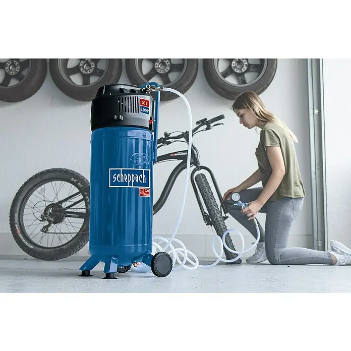 Scheppach Kompressor HC51V - 10 bar, 1,5 kW, Kesselinhalt: 50 l - Anwendungsbeispiel