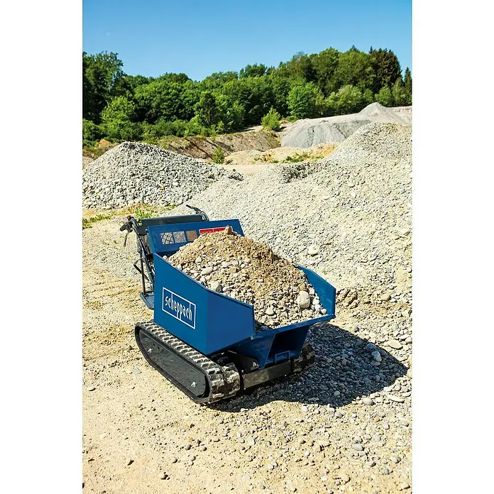 Scheppach Kettendumper DP 5000 - Hubraum: 196 cm³ - Stimmungsaufnahme