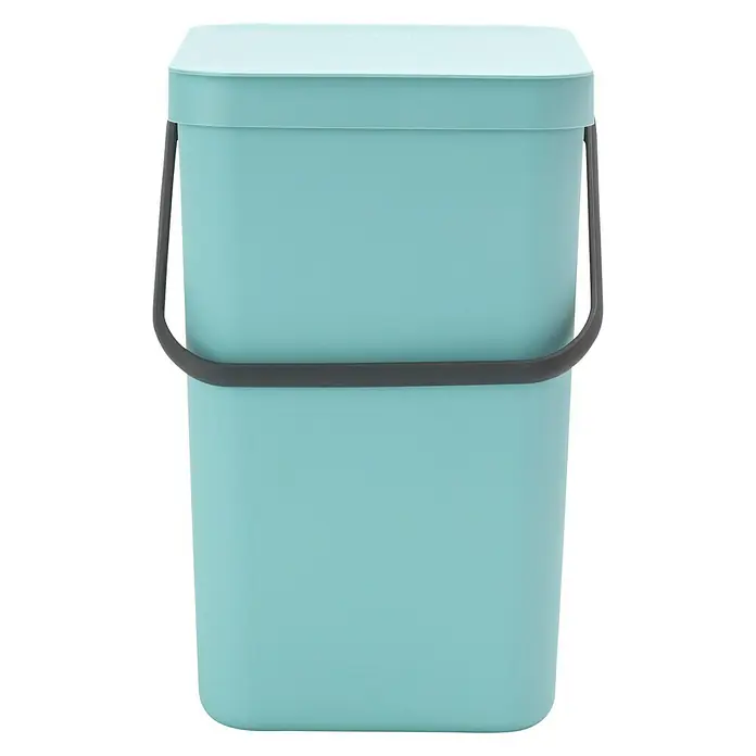 Brabantia Cubo de la basura Sort & Go - Menta, 25 l, Plástico - Vista frontal