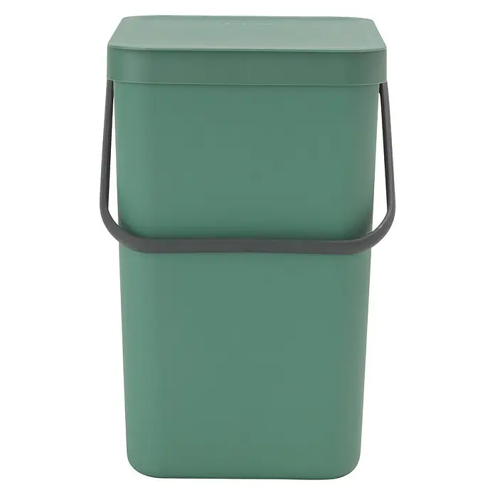 Brabantia Cubo de la basura Sort & Go - 25 l, Verde, Plástico - Vista frontal