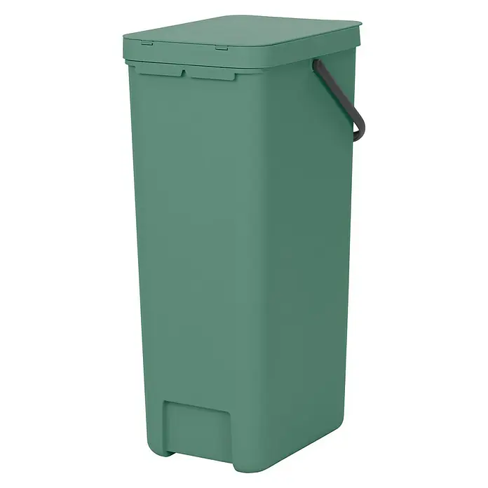 Brabantia Cubo de la basura Sort & Go - 40 l, Verde, Plástico - Vista angular