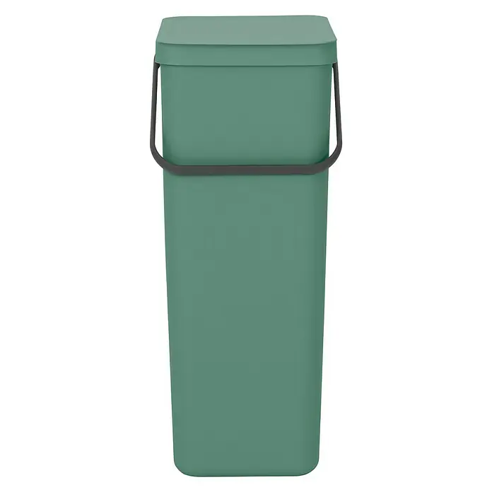 Brabantia Cubo de la basura Sort & Go - 40 l, Verde, Plástico - Vista frontal