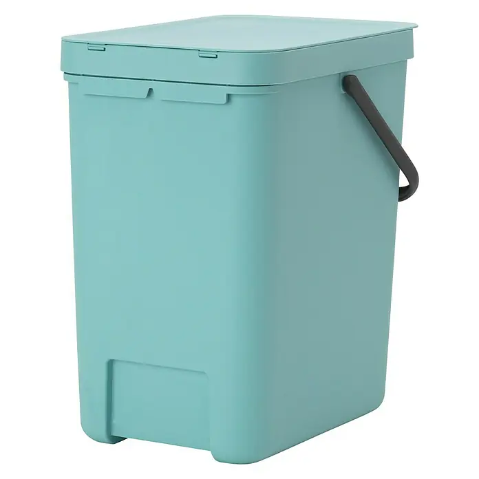 Brabantia Cubo de la basura Sort & Go - Menta, 25 l, Plástico - Vista angular
