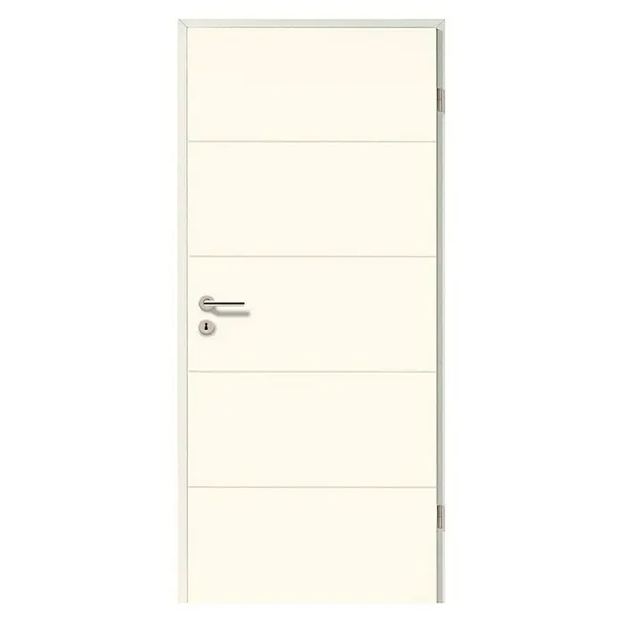 Sobna vrata GetaDoor Aperto Straight Line GA24 - 650 x 2.000 mm, Bijele boje, Središnji položaj: Saće, DIN desno - Pogled sprijeda