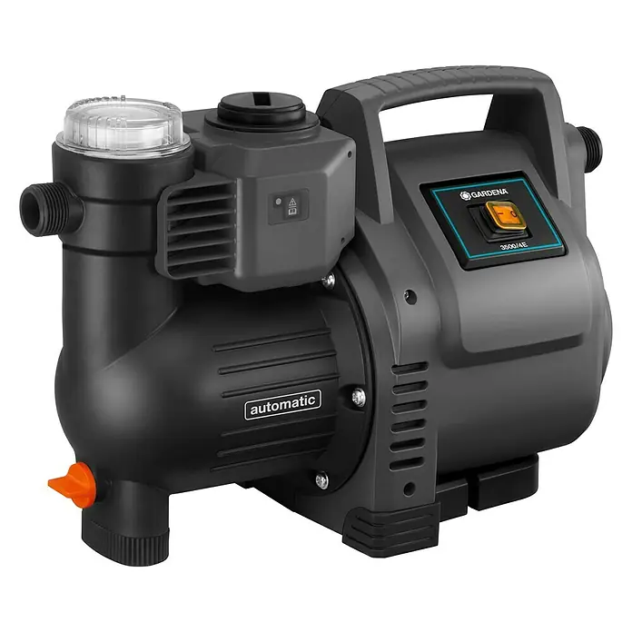 Gardena Classic Hauswasserautomat 3500/4E - 800 W, 3.500 l/h, 4 bar - Diagonale Ansicht