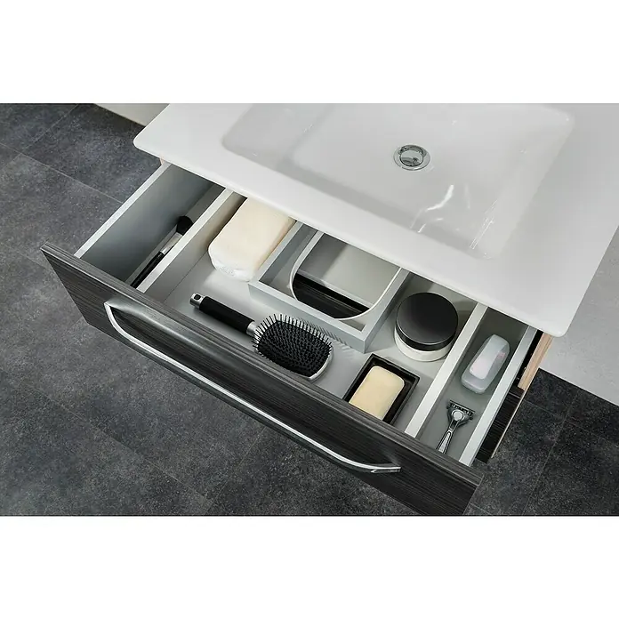 Camargue Star Wastafelonderkast - 69,4 x 48,9 x 51,8 cm, Zonder verlichting, Wit, Hoogglans - Sfeeropname
