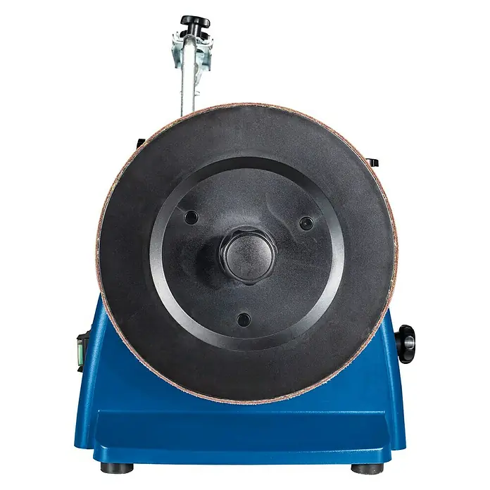 Scheppach Nass-Schleifmaschine TiGer 2000 S - 120 W, Max. Leerlaufdrehzahl: 1.200 U/min, Durchmesser Schleifscheibe: 200 mm - Vorderansicht