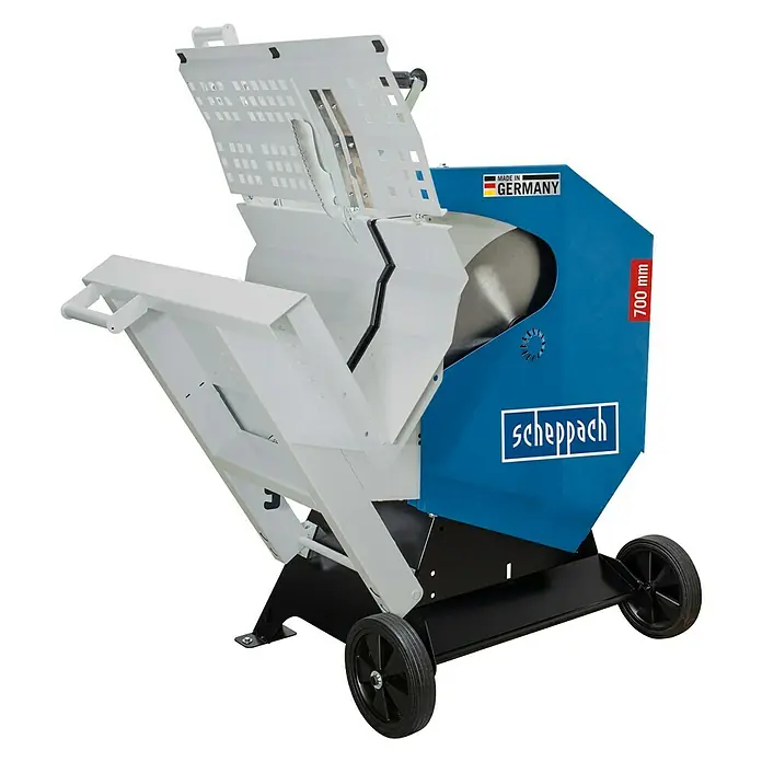 Scheppach Wippkreissäge WOX D700SL - 5.200 W, Durchmesser Sägeblatt: 700 mm, 400 V - Diagonale Ansicht