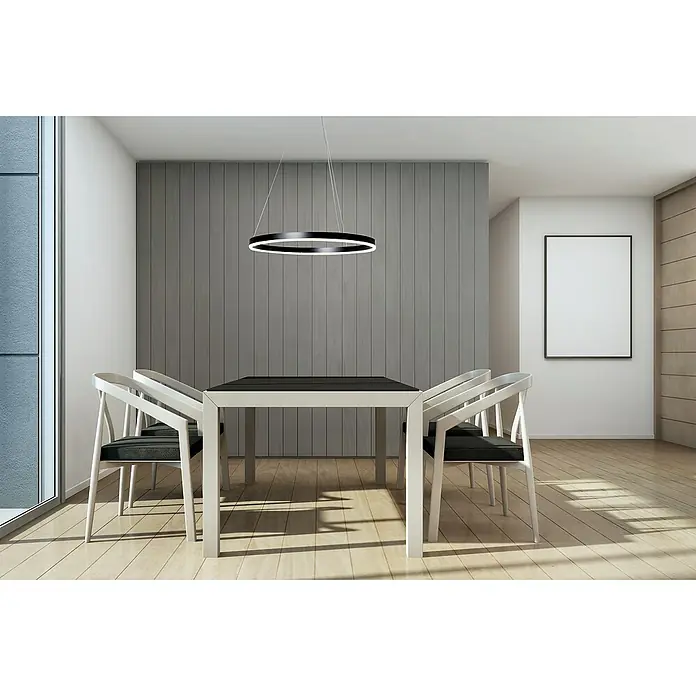 Direct Signs LED-Pendelleuchte Noble - Durchmesser: 600 mm, Schwarz - Stimmungsaufnahme