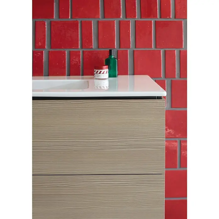 Duravit ME by Starck Waschtisch Typ 1 - 123 x 49 cm, Mit schmutzabweisender Glasur, Hahnloch: Ohne, Mit Überlauf, Weiß - Stimmungsaufnahme