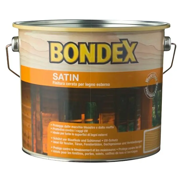 Bondex Lazura za drvo Satin - Mahagonij, 2,5 l - Pogled sprijeda