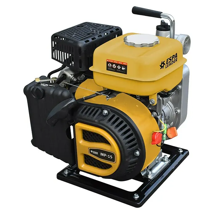 Espa Leader Motobomba de gasolina MP-15 - Capacidad de bombeo máx.: 10.000 l/h - Vista angular