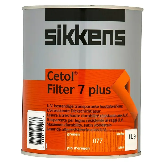 Lazura za zaštitu drva Cetol Filter 7 - Bor, 1 l - Pogled sprijeda