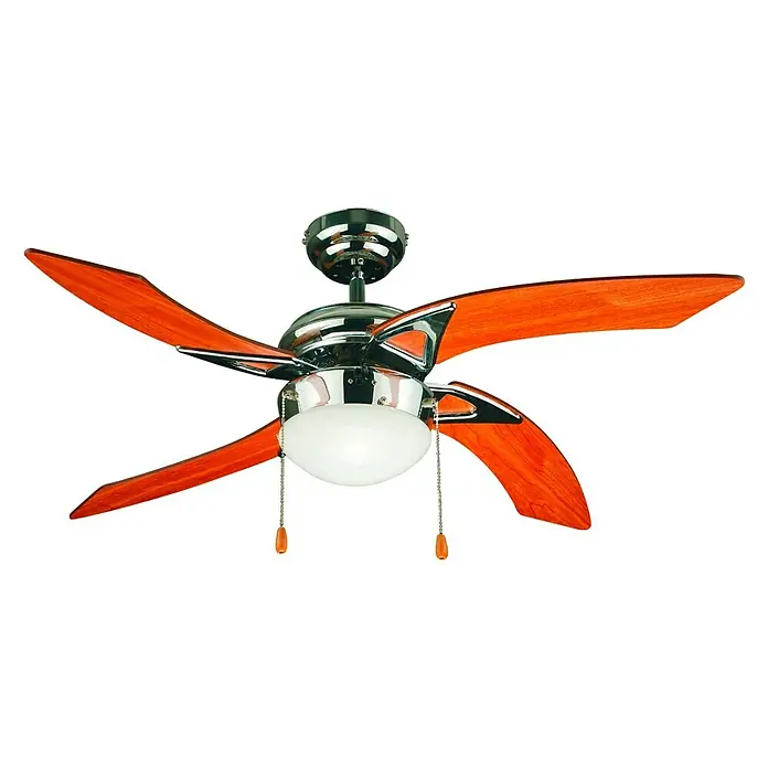 Ferotehna Stropni ventilator - 106,7 cm, Srebrne boje, 12 W - Pogled sprijeda