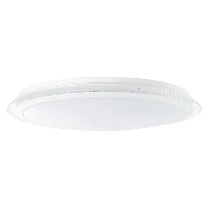 Plafón LED redondo Juso - 24 W, Ø x Al: 505 mm x 7 cm, Blanco, Blanco cálido - Vista ascendente