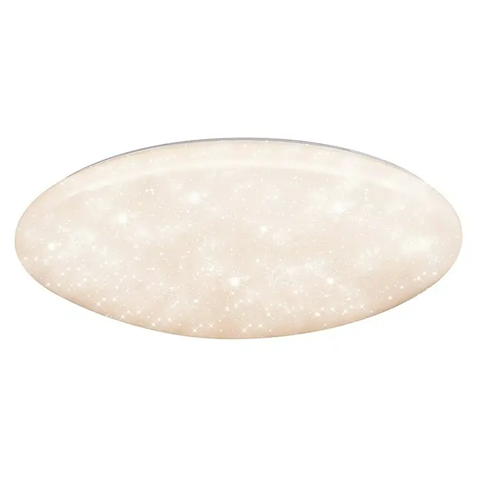 Plafón LED redondo Shakira - 80 W, Ø x Al: 760 mm x 12 cm, Blanco, Blanco cálido - Vista ascendente