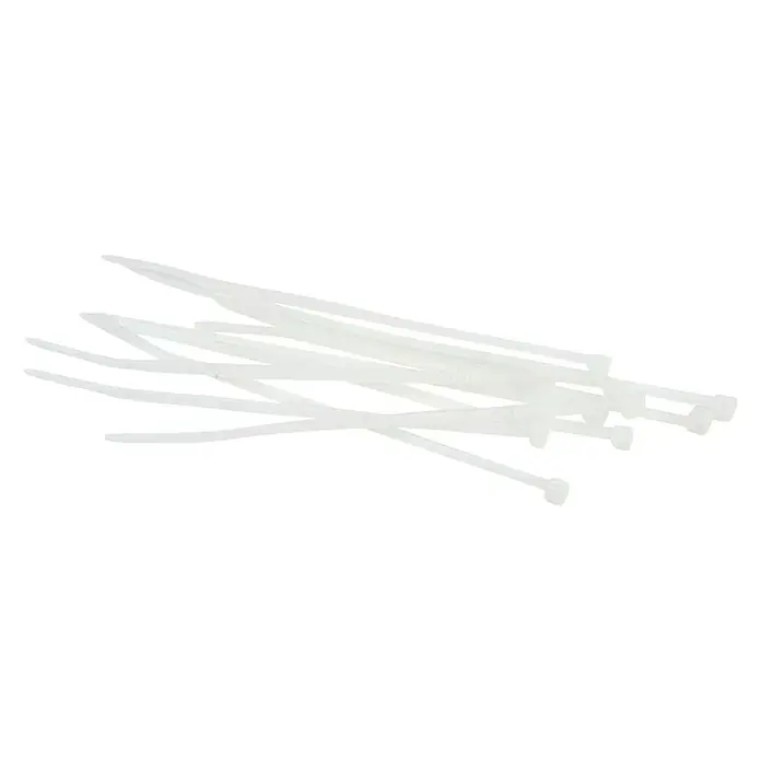 Bridas para cables Nylon - Transparente, L x An: 90 x 2,5 mm, 50 uds. - Vista descendente