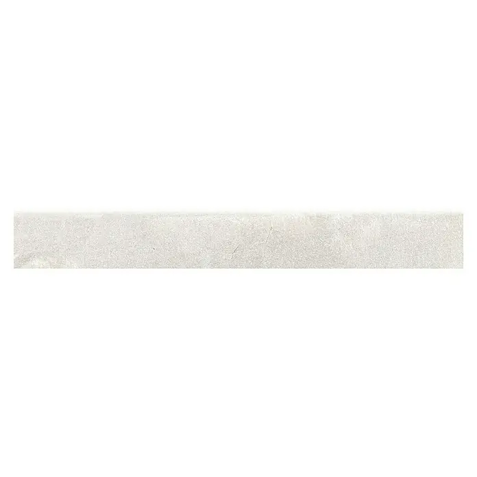 Zócalo cerámico Alter - 8 x 60 cm, Blanco - Vista frontal