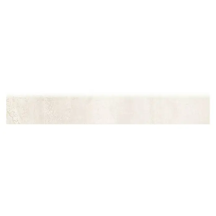 Zócalo cerámico Lifetime - 8 x 50 cm, Crema - Vista frontal