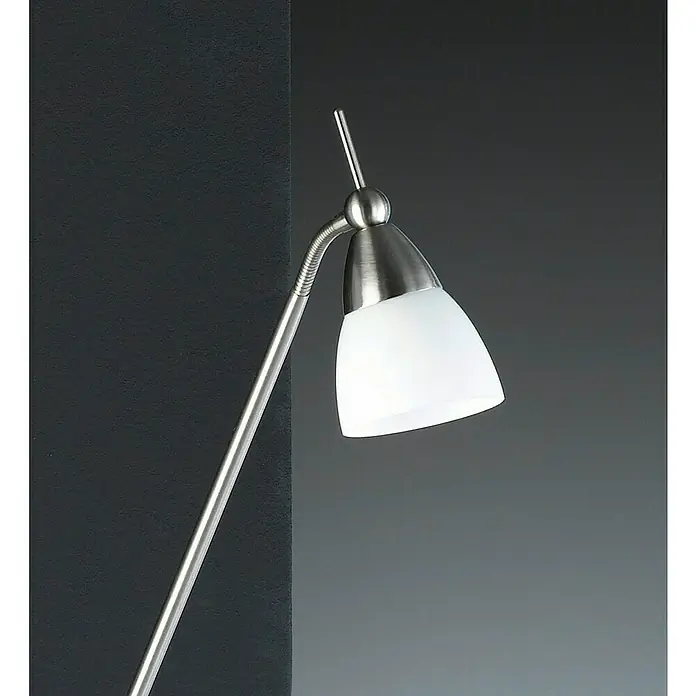 Paul Neuhaus Pino Stehleuchte - Warmweiß, Höhe: 163 cm, Silber, Weiß - Stimmungsaufnahme