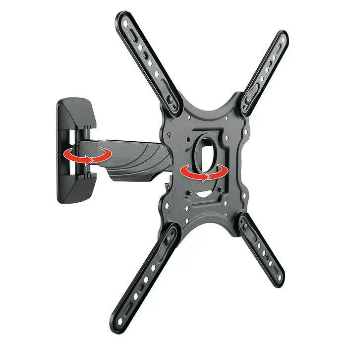Schwaiger TV-Wandhalterung Motion 3 - Passend für: Bildschirmdiagonale 32 - 75″, Belastbarkeit: 35 kg - Diagonale Ansicht