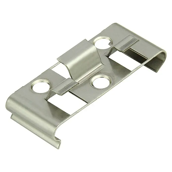 Kovalex Montageclip-Metall - Geeignet für: WPC-Terrassendielen, 25 Stk. - Diagonale Ansicht