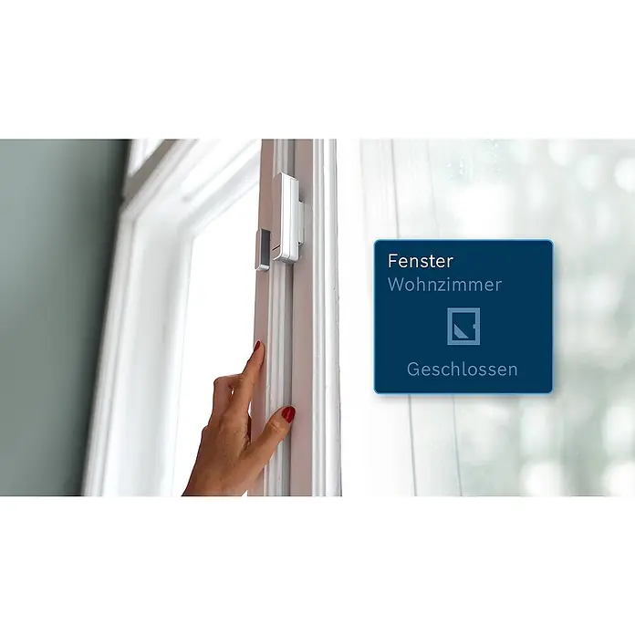 Bosch Smart Home Starter-Set Alarm - 1 x Controller, 2 x Fenster- und Türkontakt, 1 x Zwischenstecker, 1 Rauchwarnmelder - Stimmungsaufnahme
