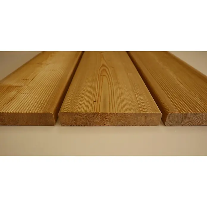 Terrassendiele - Lärche, L x B x S: 200 x 14,3 x 2,4 cm - Detailaufnahme