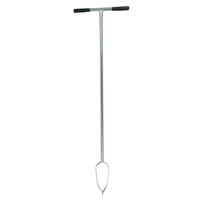 Talen Tools Grondboor - Lengte: 122 cm, Staal, Diameter: 10 cm - Vooraanzicht