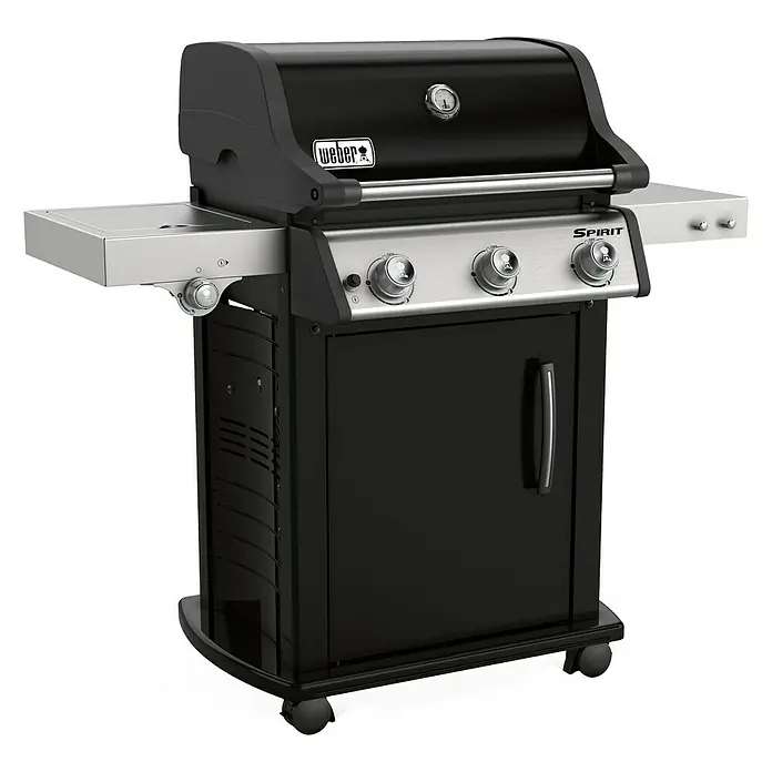 Weber Spirit Gasbarbecue E-325 GBS - Aantal branders: 3, Hoofdgrilloppervlak: 61 x 45 cm, 9,38 kW - Diagonaal zicht