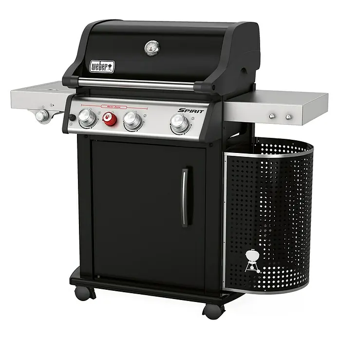 Weber Spirit Gasbarbecue Premium EP-335 GBS - Aantal branders: 4, Hoofdgrilloppervlak: 60 x 45 cm, 15,1 kW - Diagonaal zicht
