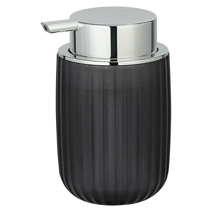 Wenko Agropoli Dispensador de jabón - Plástico, Negro - Vista angular