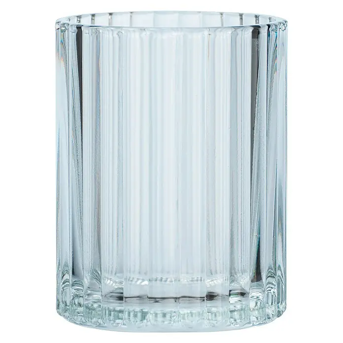 Wenko Vetro Vaso de encimera - Vidrio, Transparente - Vista frontal