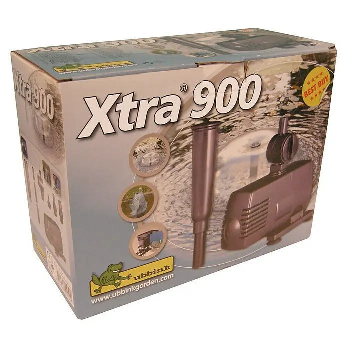 Ubbink Fonteinpomp Xtra® 900 - 18 W, Waterdoorvoer per uur: 900 l - Diagonaal zicht