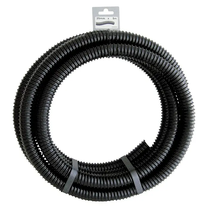 Ubbink Spiraalslang - Ø x l: 25 mm x 5 m, Zwart - Vooraanzicht
