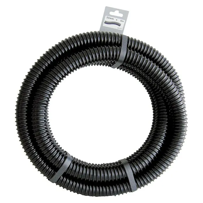 Ubbink Spiraalslang - Ø x l: 32 mm x 5 m, Zwart - Vooraanzicht
