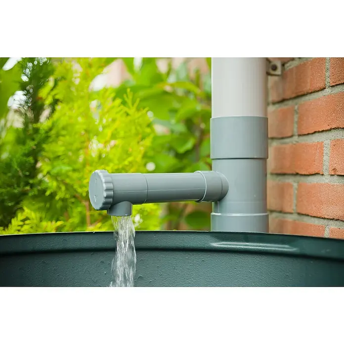 Nature Regentonset /  Regentonvulautomaat - Geschikt voor: Comfortabel water tappen, Grijs - Sfeeropname