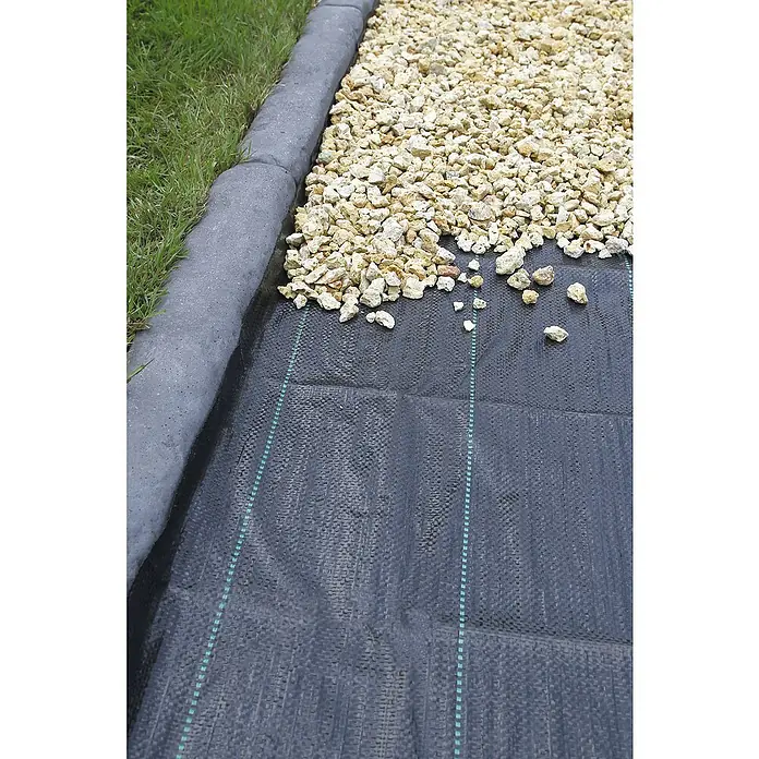 Nature Anti-worteldoek - 1 x 10 m, Zwart - Sfeeropname