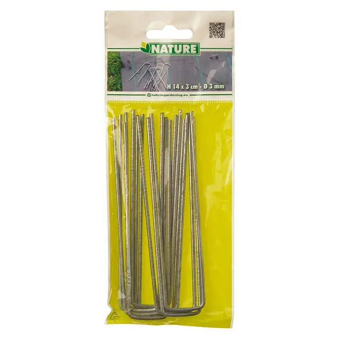 Nature Multifunctionele pennen - Metaal, Hoogte: 14 cm - Top-down weergave