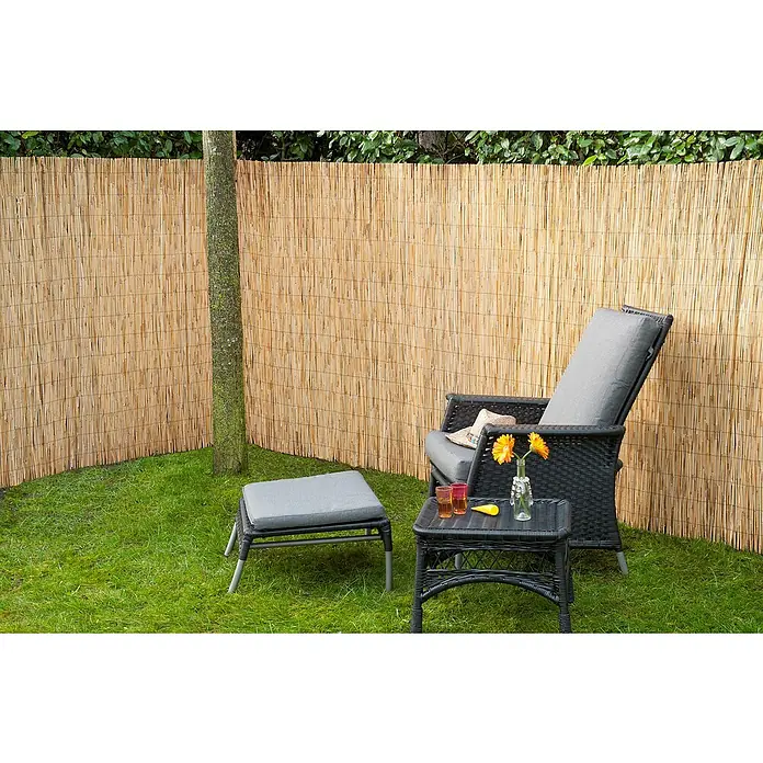 Nature Bamboemat Riet - b x h: 5 x 2 m, Toepassingsbereik: Buiten - Sfeeropname