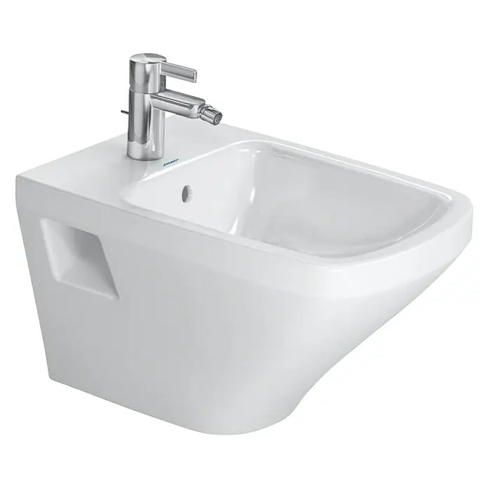 Duravit DuraStyle Wand-Bidet Typ 1 - Mit schmutzabweisender Glasur, Keramik, Weiß - Diagonale Ansicht