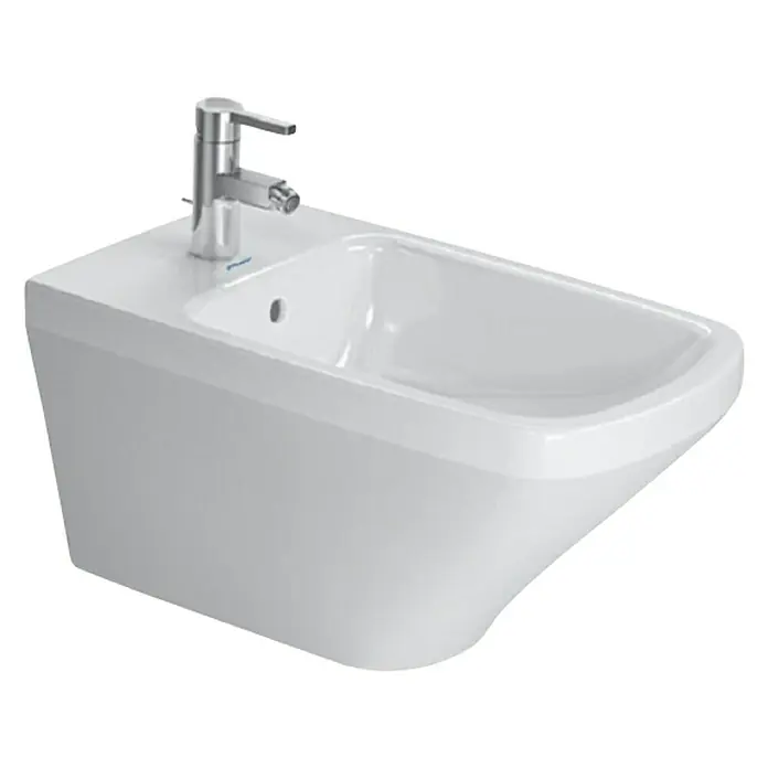 Duravit DuraStyle Wand-Bidet Typ 2 - Mit schmutzabweisender Glasur, Keramik, Weiß - Diagonale Ansicht