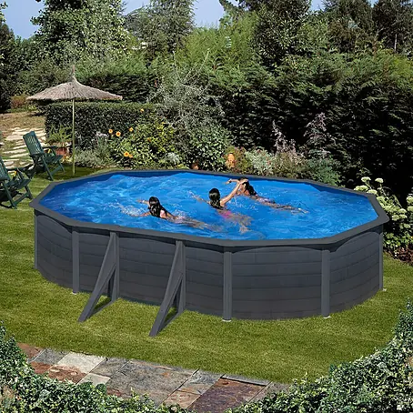 Gre  Piscina ovalada desmontable Kea