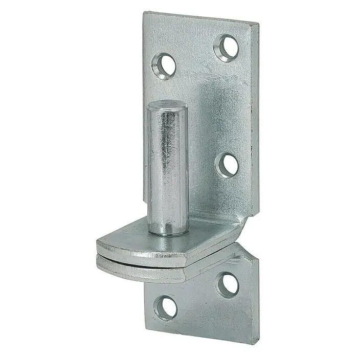 Stabilit Aufschraubkloben - Durchmesser Dorn: 10 mm, Abstand Dorn bis Platte: 13 mm, 85 x 33 mm - Diagonale Ansicht