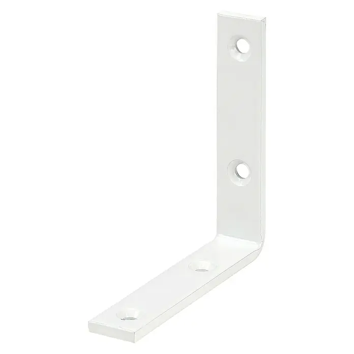 Stabilit Starker Winkel - 100 x 20 x 100 mm, Weiß, Stärke: 3 mm - Diagonale Ansicht