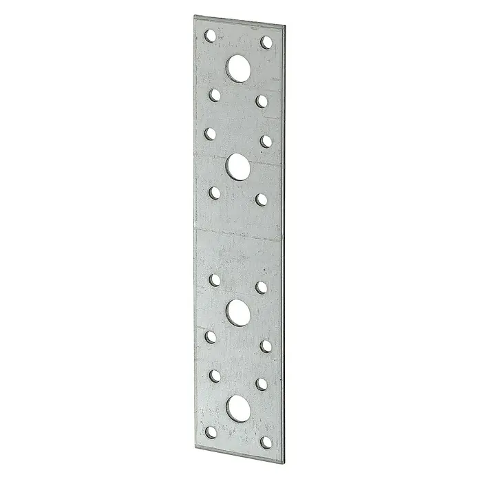 Stabilit Pletina de ensamblaje - 180 x 40 mm, Zincado, 1 ud. - Vista angular