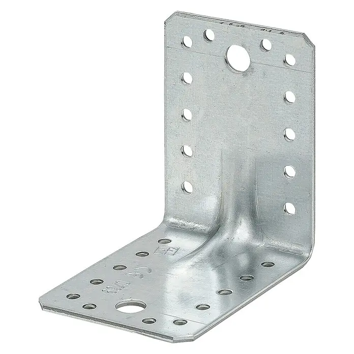 Stabilit Escuadra para cargas pesadas - 1 ud., 70 x 70 x 55 mm, Zincado - Vista angular