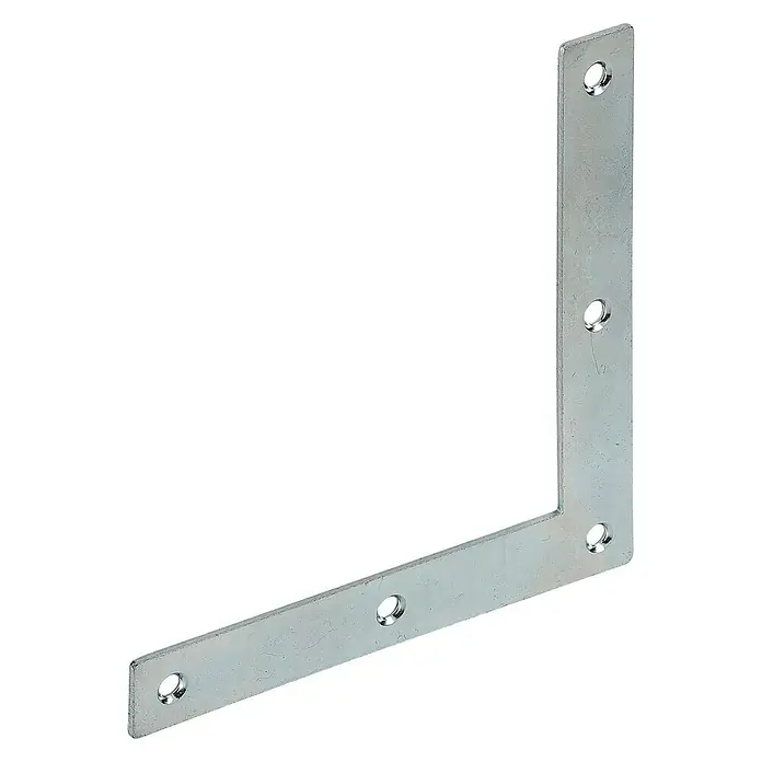 Stabilit Eckwinkel - 200 x 30 x 200 mm, Verzinkt, Silber - Diagonale Ansicht
