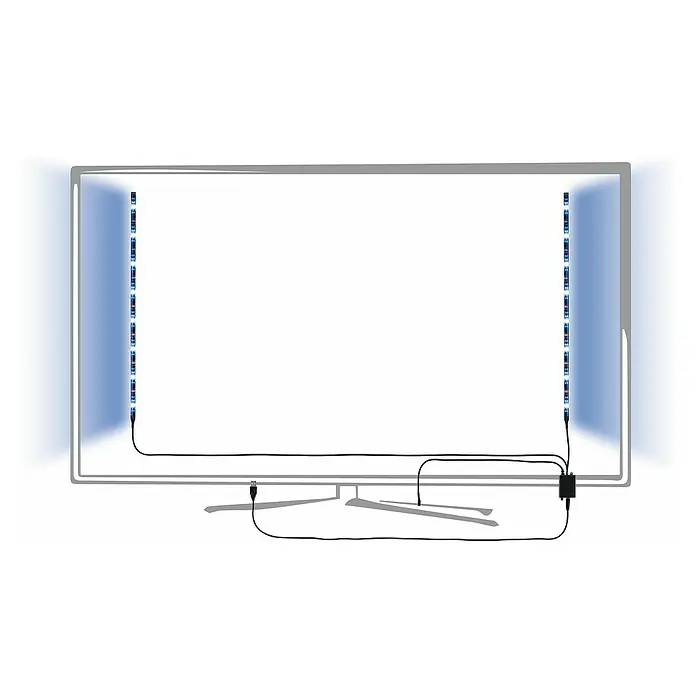 Paulmann LED-Band Function USB-Strip - Länge: 0,5 m, Schwarz, Lichtfarbe: RGB